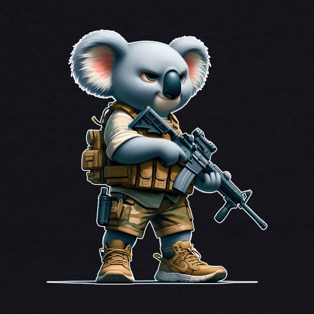 Tactical Koala by Rawlifegraphic